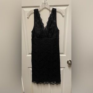 Sexy yet classy black lace dress